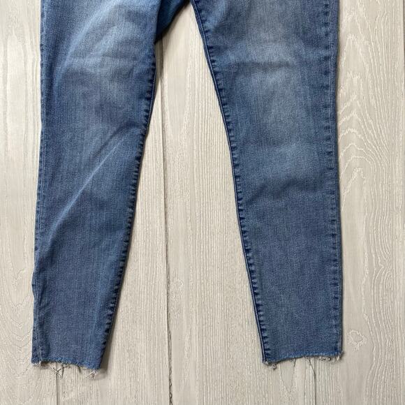 KUT Women's Denim Blue Distressed Donna Ankle Skinny Jeans Size 8 - Picture 8 of 10